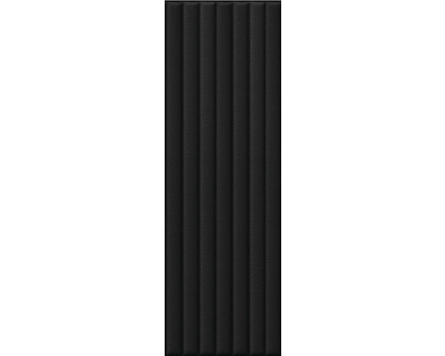 Černý panel s vertikálními žebry