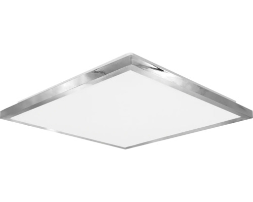 Čtvercové stropní svítidlo se stříbrným rámem