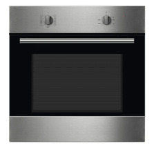 Vestavná trouba z nerezové oceli se skleněnými dvířky