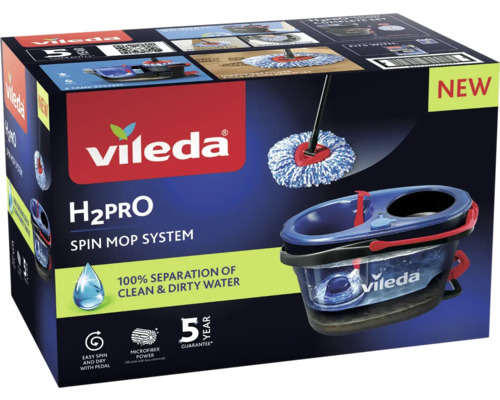Balení mopového systému Vileda H2Pro Spin