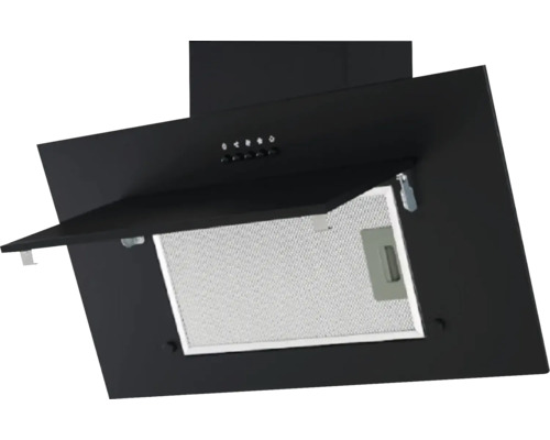 Černý odsavač par s filtrem