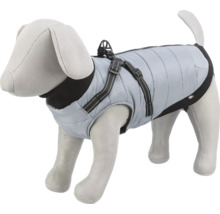 Psí kabát s postrojem na figuríně