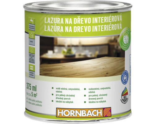 Lazura na dřevo do interiéru v plechovce od společnosti Hornbach