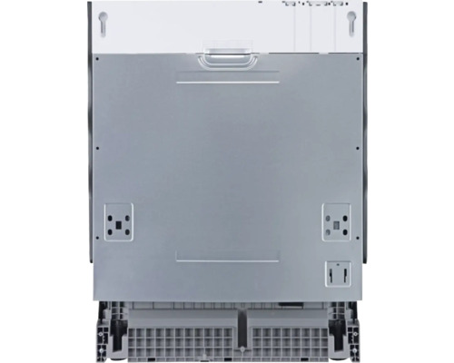 Zadní strana myčky pro instalaci.