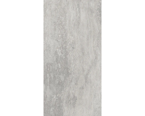 Šedá podlahová dlaždice se vzhledem cementu.