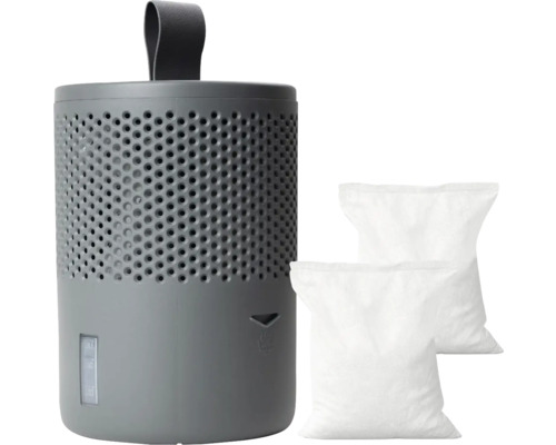 Odvlhčovač vzduchu se dvěma sáčky absorbujícími vlhkost