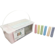 Krabice kříd s 50 kusy pouliční křídy