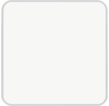 Bílý čtverec se zaoblenými rohy