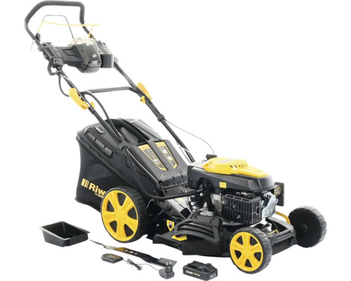 Travní sekačka s akumulátorem a příslušenstvím