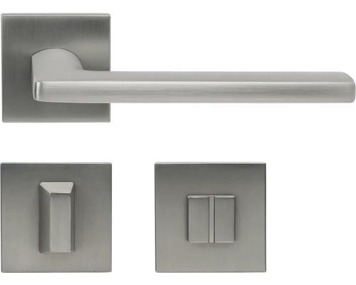 Sada dveřního kování s klikou a klíčovou rozetou