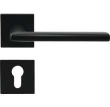 Sada kliky ke dveřím se čtvercovou rozetou a klíčovou rozetou