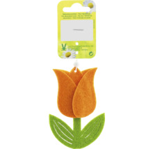 Dekorativní látkový tulipán k zavěšení, není hračka