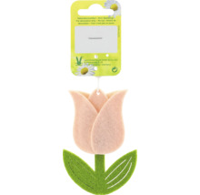 Dekorační předmět, tulipán z plsti se závěsem