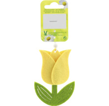 Dekorativní přívěsek ve tvaru tulipánu z plsti