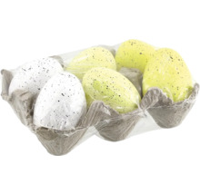 Balení se šesti dekorativními vejci