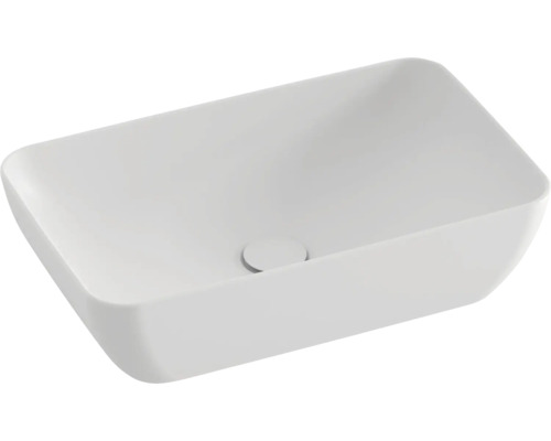 Obdélníkové umyvadlo na desku do koupelny