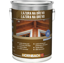 Lazura na dřevo v kovové plechovce s logem Hornbach