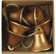 Ozdobné kovové zvonky v krabici se šňůrkou