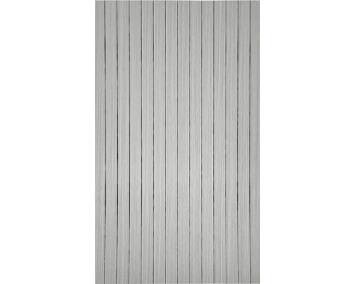 Samolepící akustické lamely na zeď šedé 100 x 60 cm Světlé dřevěné panely s vertikálními liniemi pro obklady stěn nebo stropů.