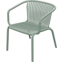 Zahradní židle s područkami, z kovu
