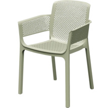 Plastová zahradní židle s područkami