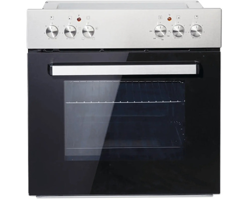 Elektrický sporák s ovládacím panelem a skleněnými dvířky