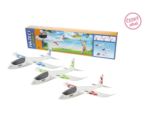 Letadlo házecí 47 x 49 cm Hračky letadla s obalem