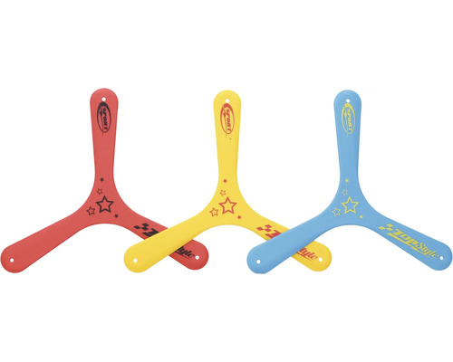 Bumerang 27 x 23 cm 1 ks, různé barvy Tři barevné bumerangy pro sport