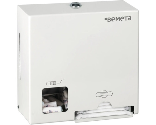 Zásobník Bemeta na tampony a vložky, bílá 101403278 Zásobník hygienických produktů pro dámské hygienické potřeby značky Bemeta