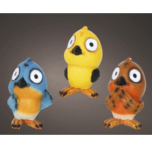 Tři dekorativní ptačí figurky do zahrady