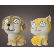 Dekorativní solární světla ve tvaru psa a kočky pro venkovní použití