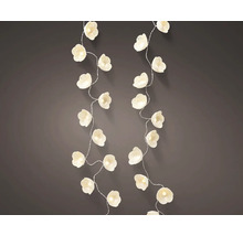 Světelný řetěz s žárovkami ve tvaru květů