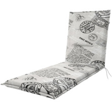 Podložka na lehátko s motivy písma a razítka