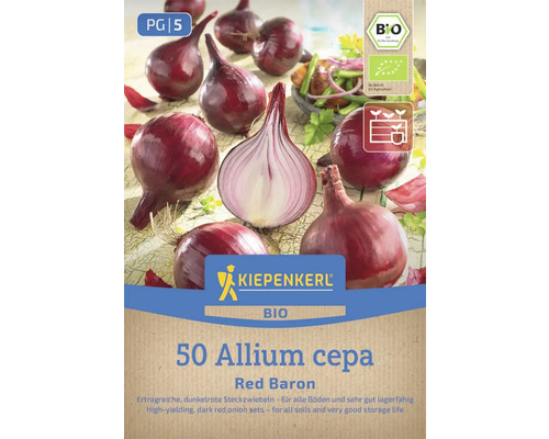 Cibule sazečka 'Red Baron' 50 ks Kiepenkerl Red Baron Bio Cibulka sazečka, 50 kusů