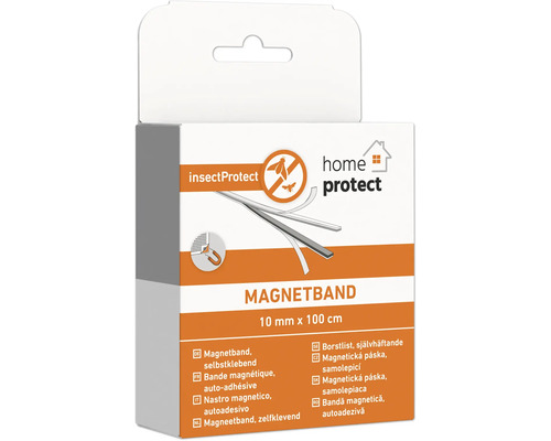 Samolepicí magnetická páska pro ochranu proti hmyzu v balení insectProtect home protect, 10 mm x 100 cm