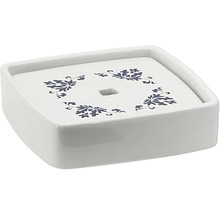 Keramická miska na mýdlo s květinovým vzorem