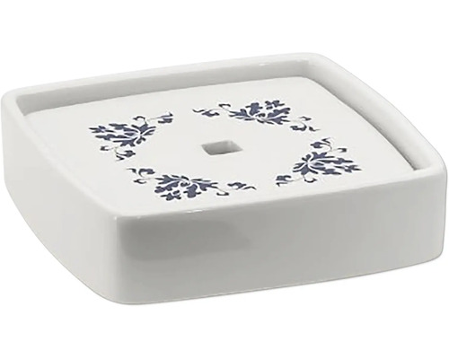 Miska na mýdlo GEDY CIXI GD-CX118900300 Keramická miska na mýdlo s květinovým vzorem