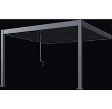 Lamelová pergola s klikovým mechanismem