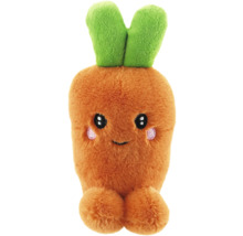 Plyšová mrkev s obličejem