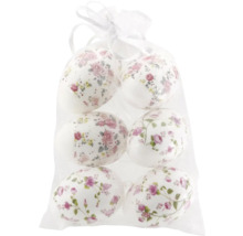 Sáček se šesti velikonočními vejci s květinovým vzorem