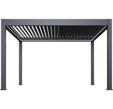 Volně stojící hliníková pergola s lamelovou střechou pro venkovní použití