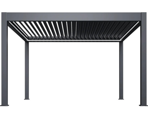 Volně stojící hliníková pergola s lamelovou střechou pro venkovní použití