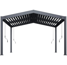 Pergola s nastavitelnými lamelami do zahrady