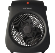 Černý topný ventilátor od Concept