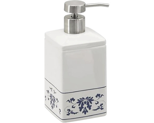 Dávkovač mýdla GEDY CIXI GD-CX818900300 Dávkovač mýdla s květinovým vzorem a nerezovou pumpou