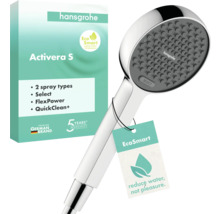 Ruční sprcha Hansgrohe Activera S s funkcí EcoSmart a souvisejícím balením