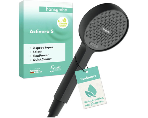 Ruční sprcha Hansgrohe Activera S s technologií EcoSmart a pětiletou zárukou