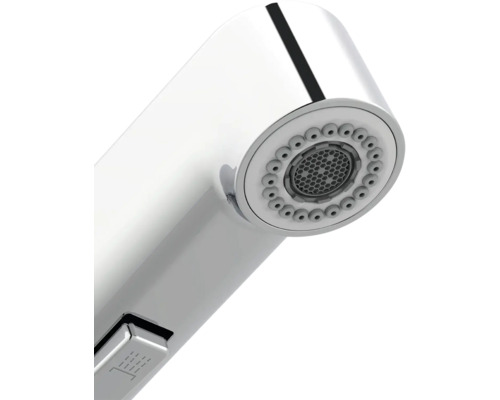 Sprchová hlavice pro kuchyňskou baterii s regulátorem proudu