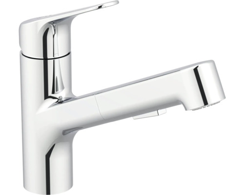 Dřezová baterie se sprchou KEO SHAZA chrom 120460 Kuchyňská baterie s výsuvnou sprchou