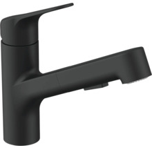 Černá kuchyňská baterie s výsuvnou sprchou